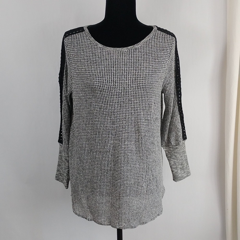 Soft Surroundings Bailey Waffle Knit Top